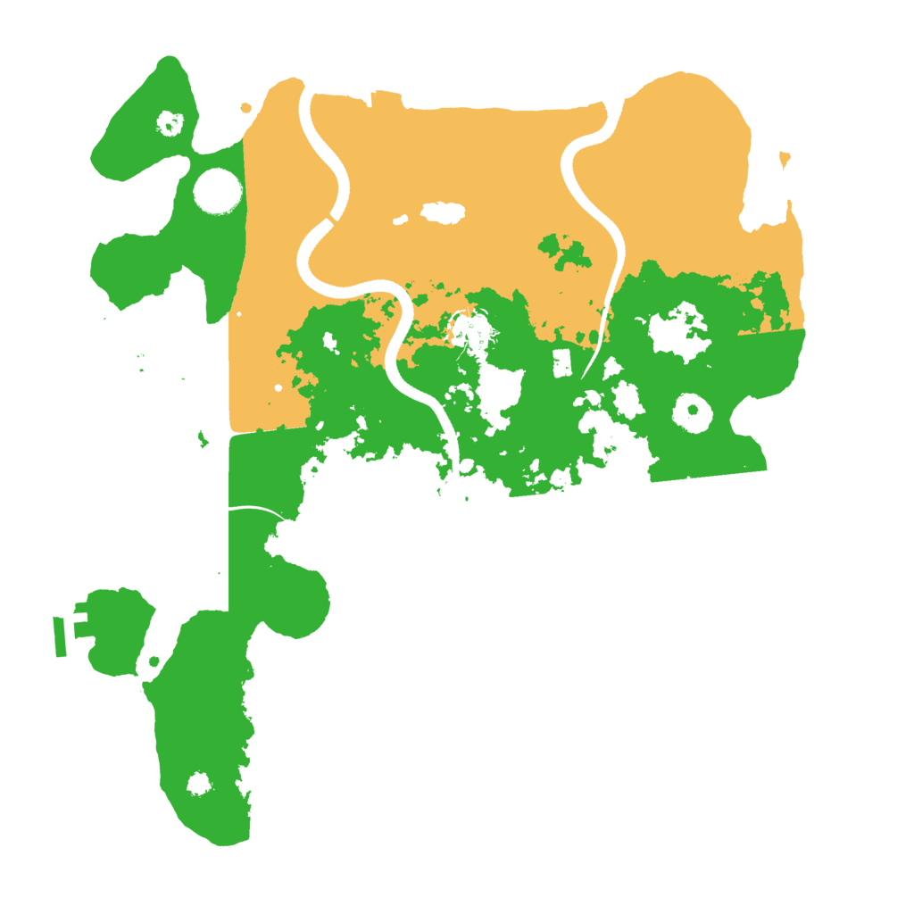 Biome Rust Map: Procedural Map, Size: 3500, Seed: 543267