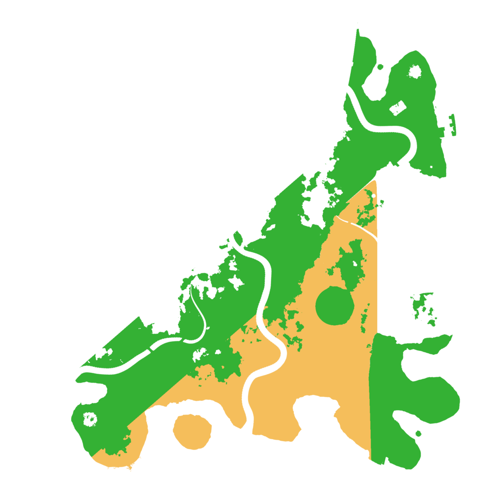 Biome Rust Map: Procedural Map, Size: 3500, Seed: 404675089