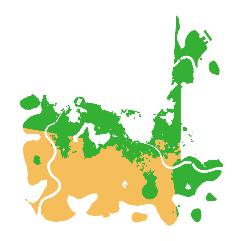 Biome Rust Map: Procedural Map, Size: 4000, Seed: 6332