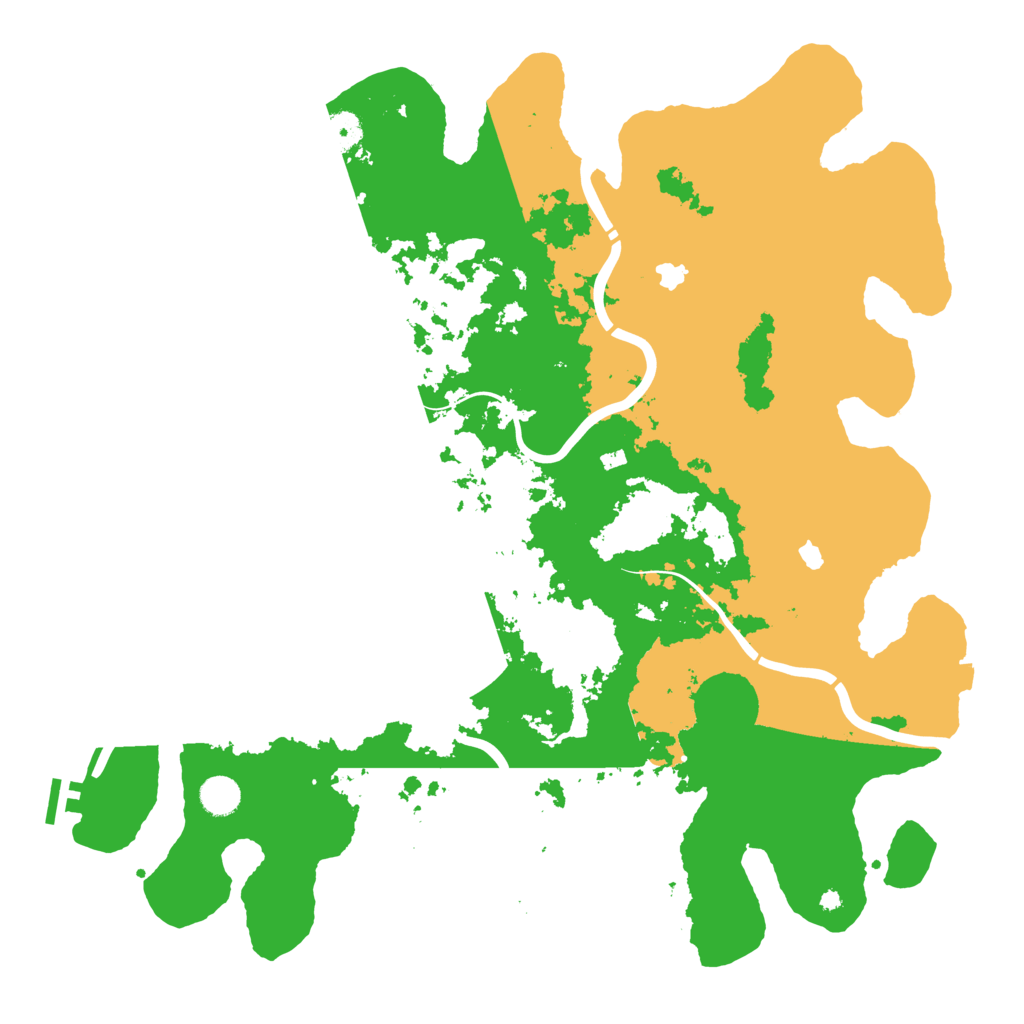 Biome Rust Map: Procedural Map, Size: 4500, Seed: 1339927596
