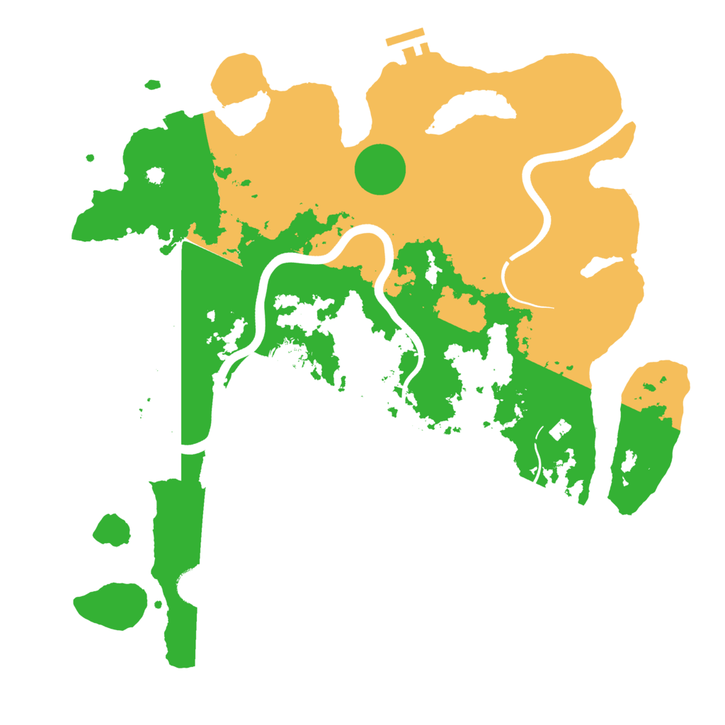 Biome Rust Map: Procedural Map, Size: 3750, Seed: 1785430545