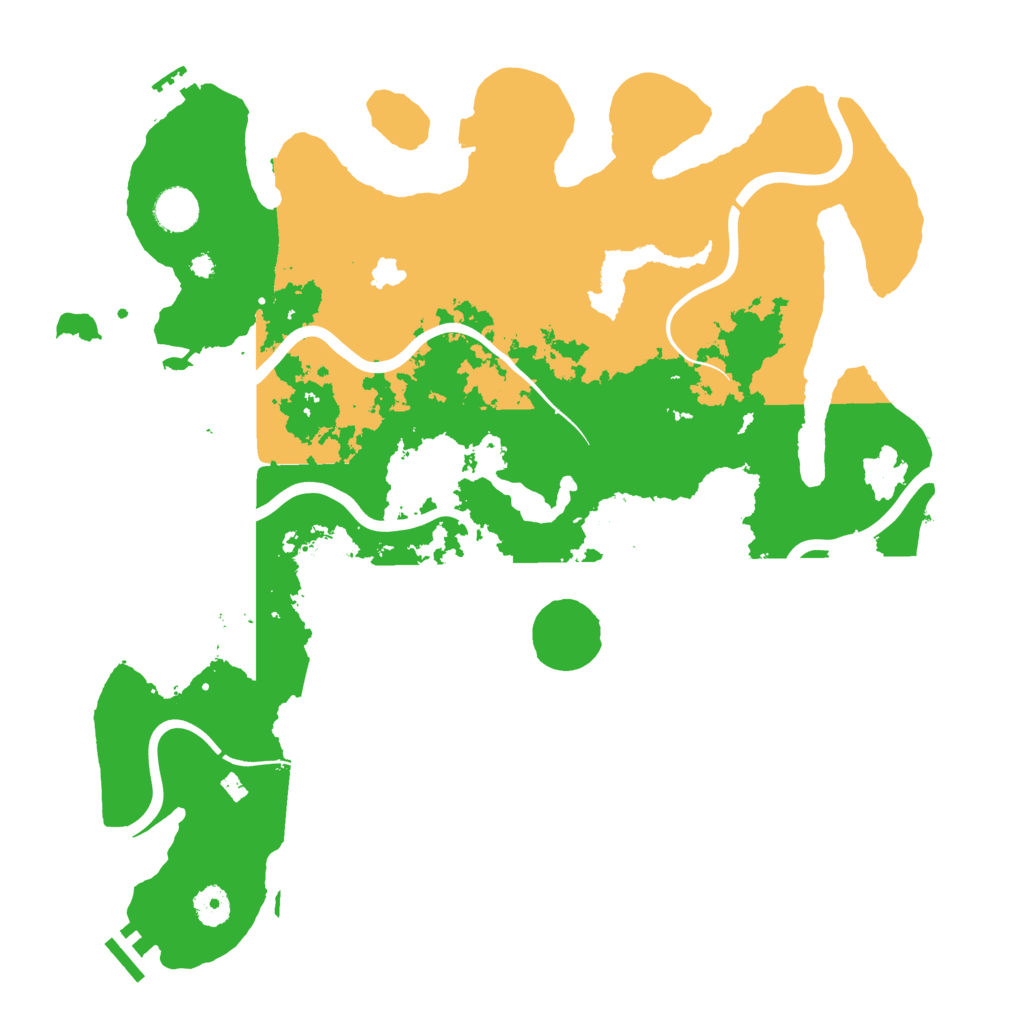 Biome Rust Map: Procedural Map, Size: 4050, Seed: 313079715