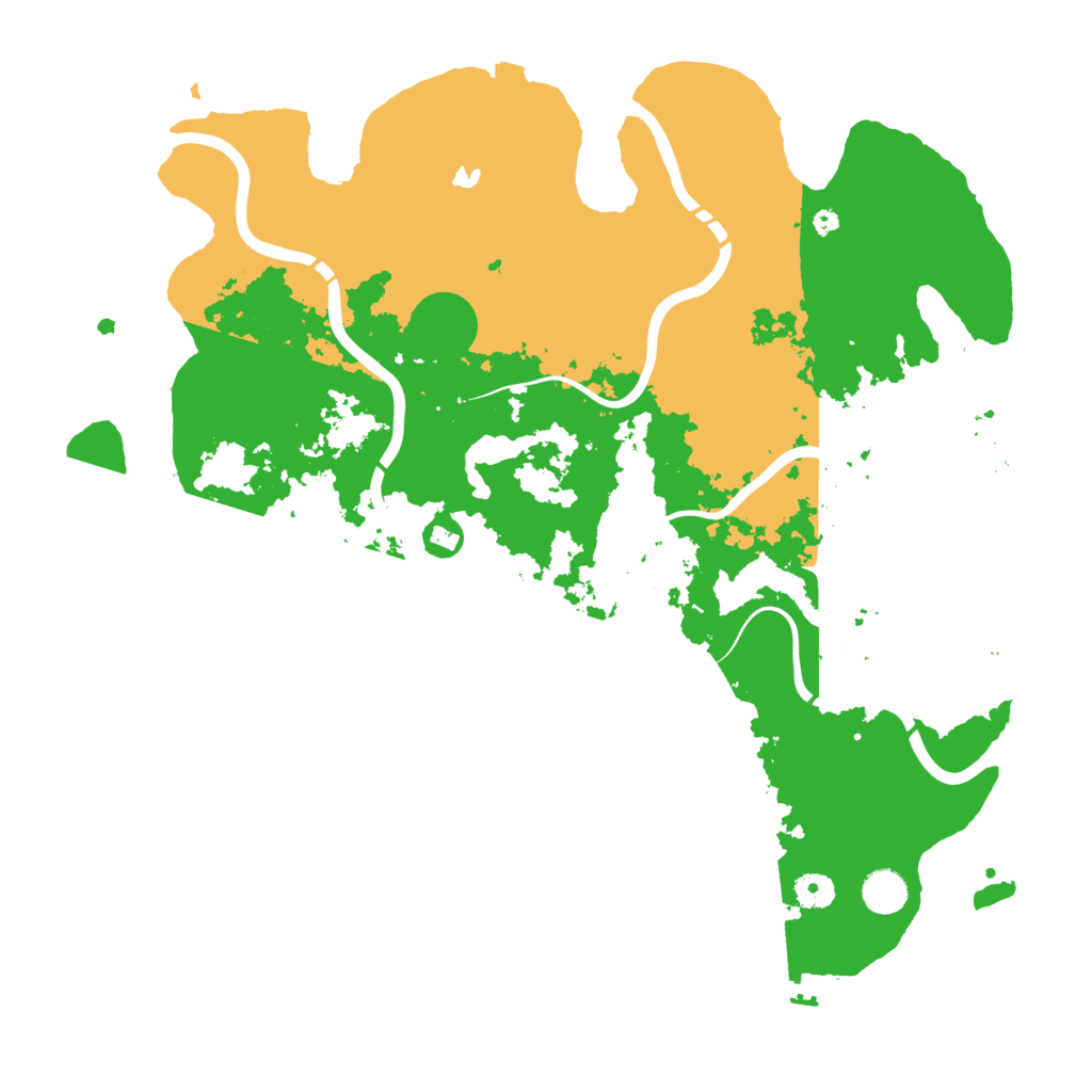 Biome Rust Map: Procedural Map, Size: 4300, Seed: 688258136