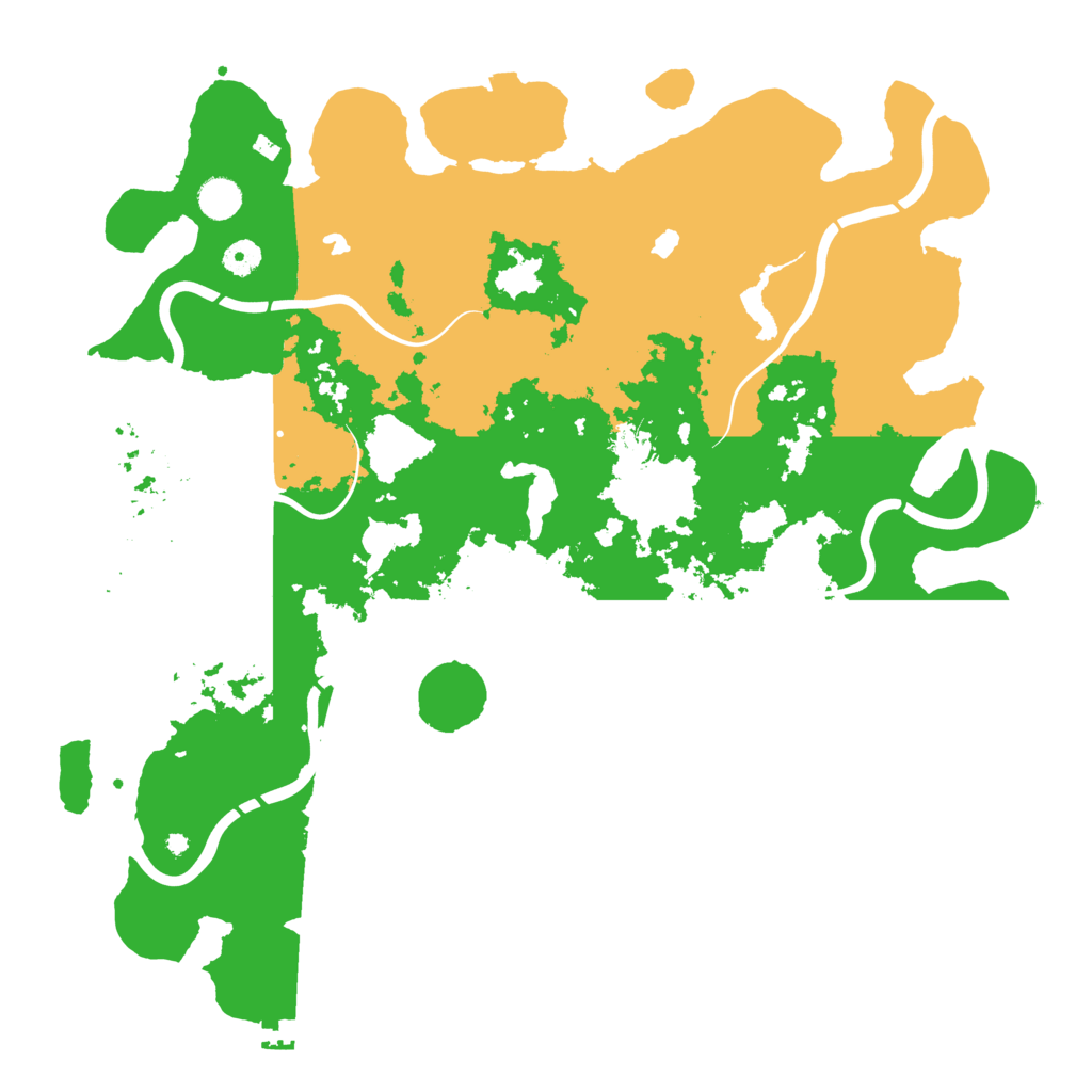 Biome Rust Map: Procedural Map, Size: 4500, Seed: 1008722015
