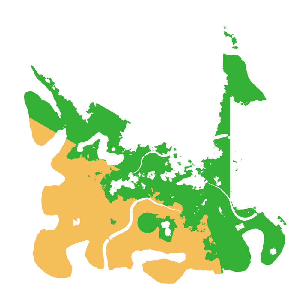 Biome Rust Map: Procedural Map, Size: 4000, Seed: 888673253