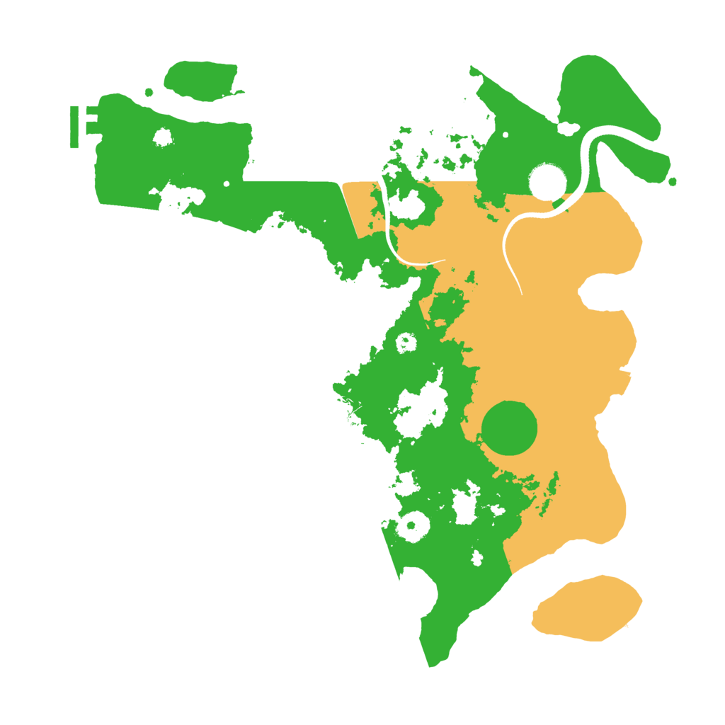 Biome Rust Map: Procedural Map, Size: 3500, Seed: 1289914590