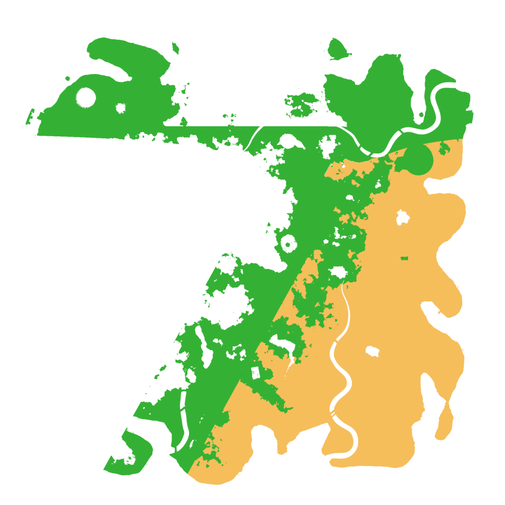 Biome Rust Map: Procedural Map, Size: 4500, Seed: 1833609020