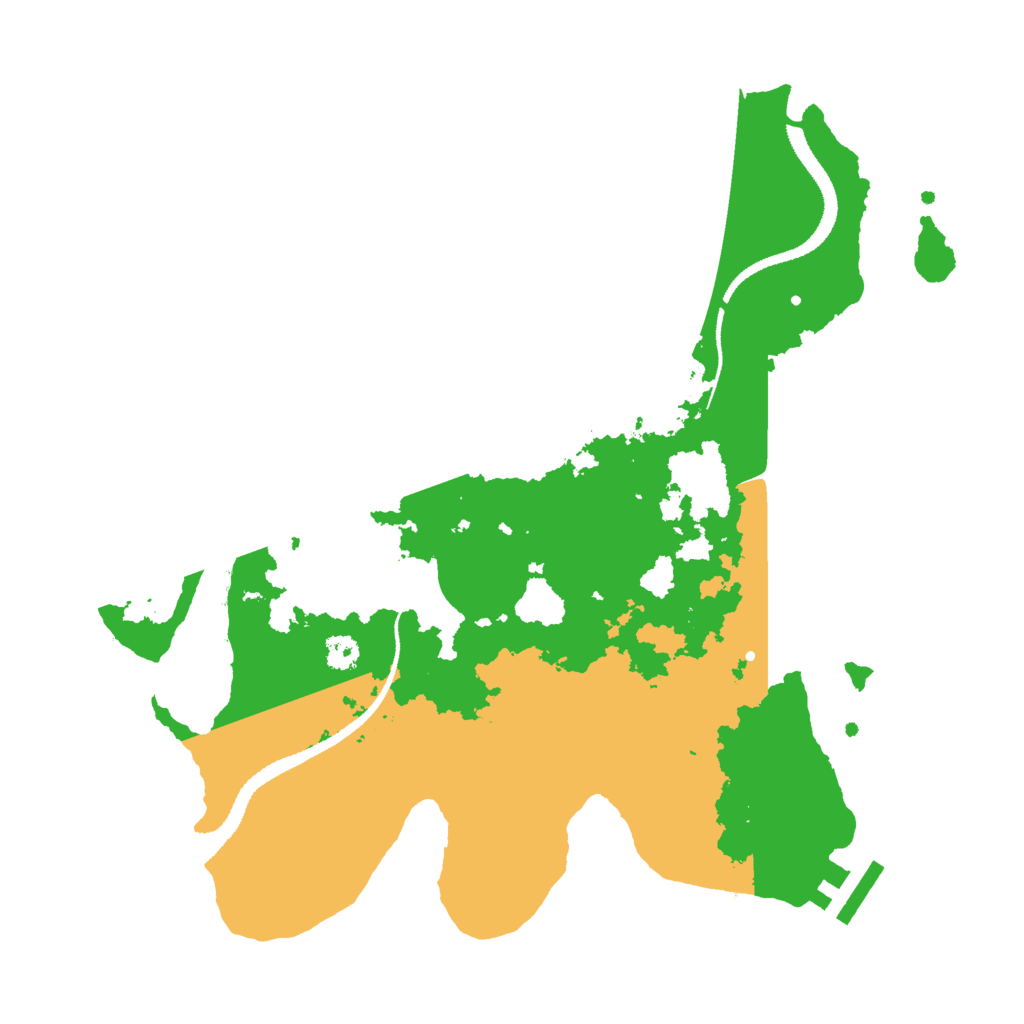 Biome Rust Map: Procedural Map, Size: 3000, Seed: 980898696