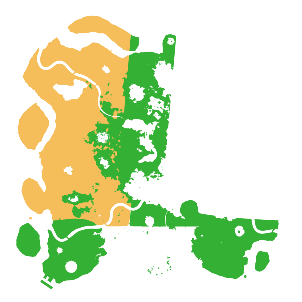 Biome Rust Map: Procedural Map, Size: 4500, Seed: 494094868