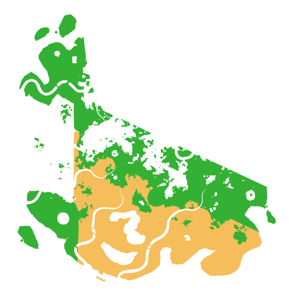 Biome Rust Map: Procedural Map, Size: 4500, Seed: 1010954735