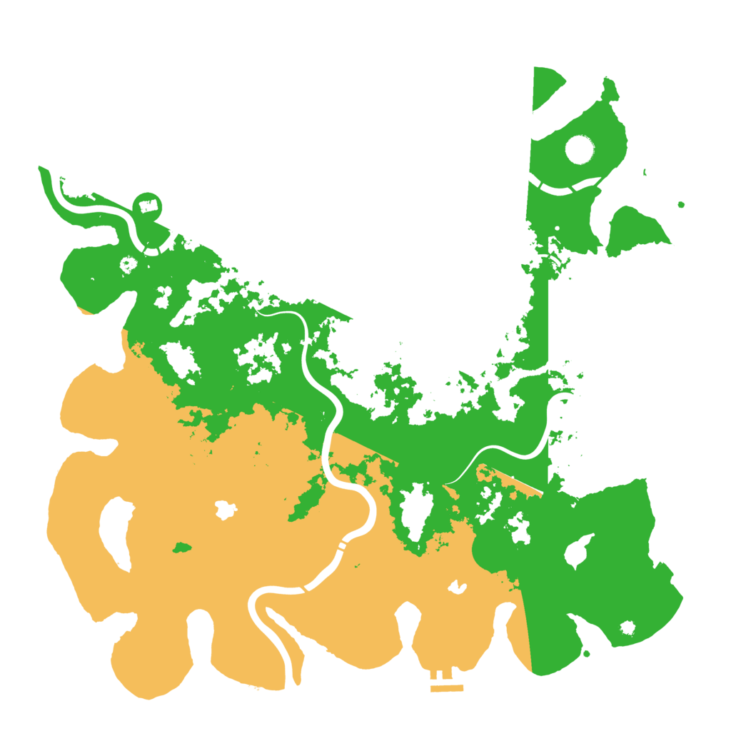 Biome Rust Map: Procedural Map, Size: 4500, Seed: 1004772392