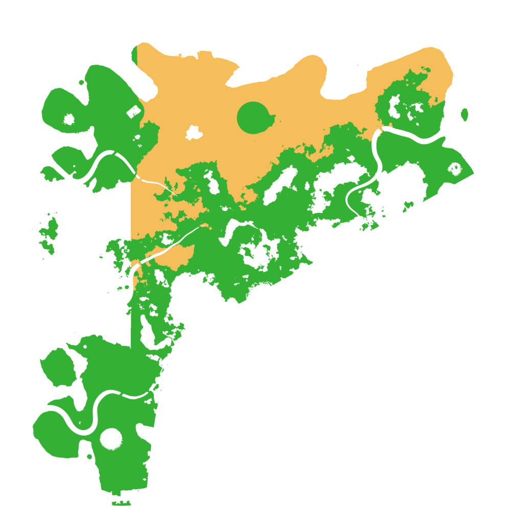 Biome Rust Map: Procedural Map, Size: 4250, Seed: 320545