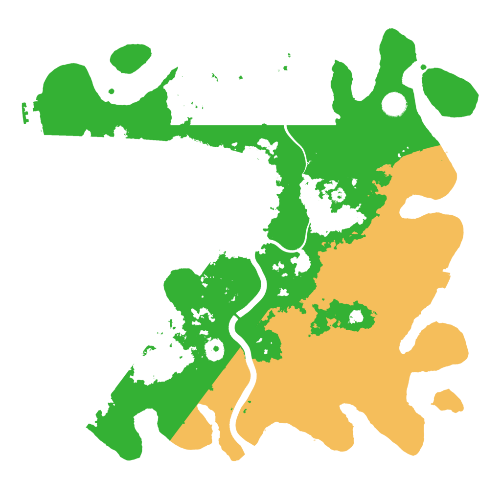 Biome Rust Map: Procedural Map, Size: 3600, Seed: 440623