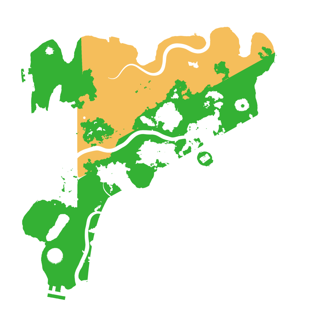 Biome Rust Map: Procedural Map, Size: 3500, Seed: 1375472323