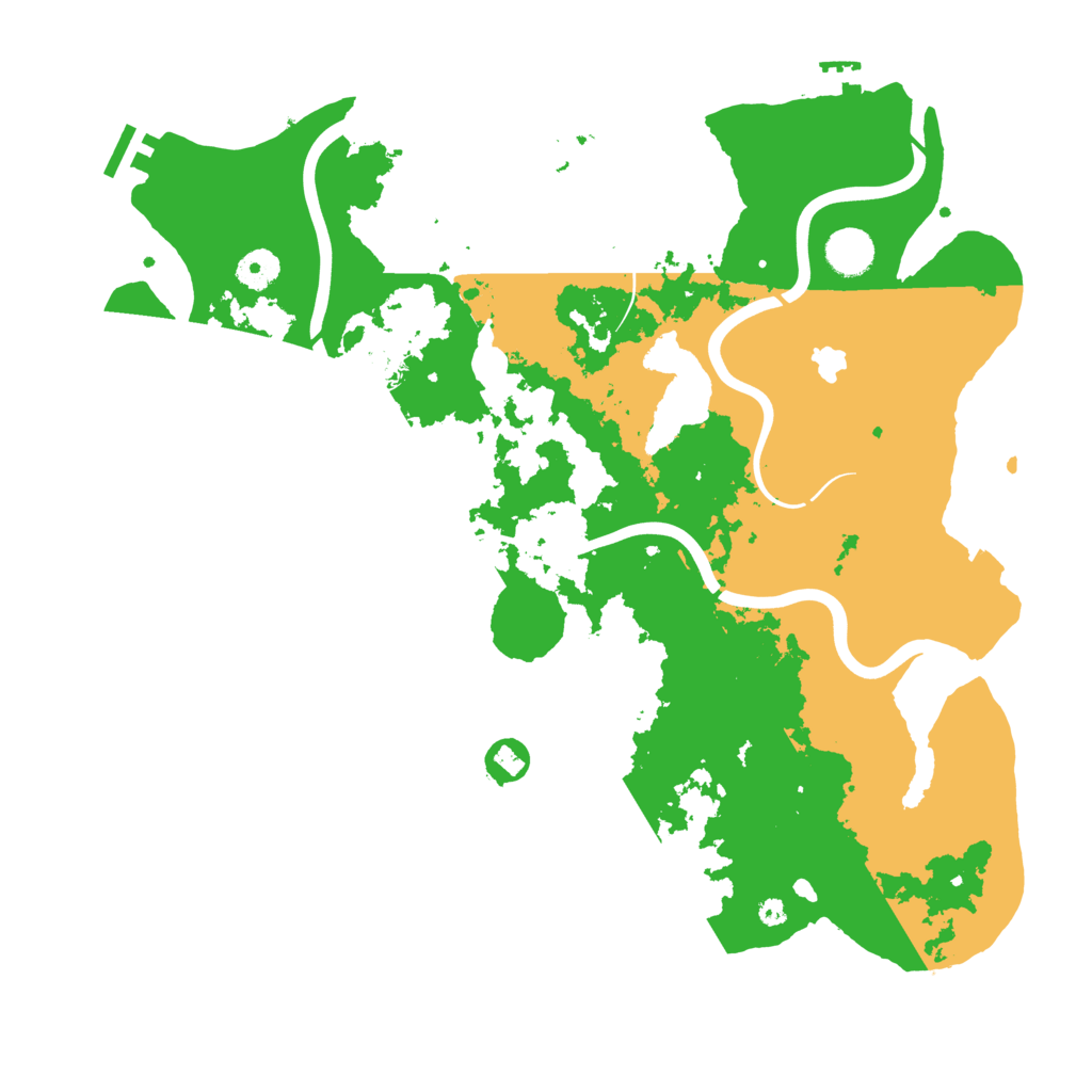 Biome Rust Map: Procedural Map, Size: 4000, Seed: 998209