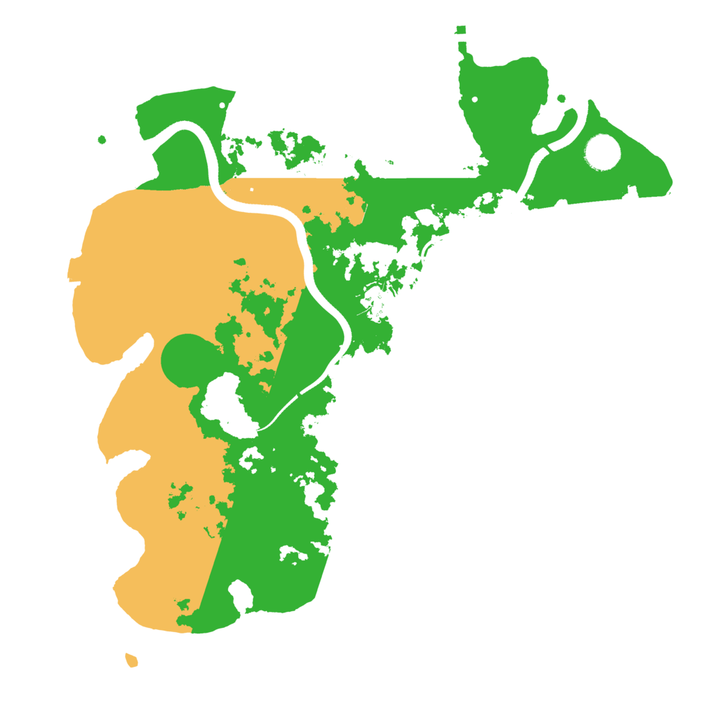 Biome Rust Map: Procedural Map, Size: 3500, Seed: 102875765
