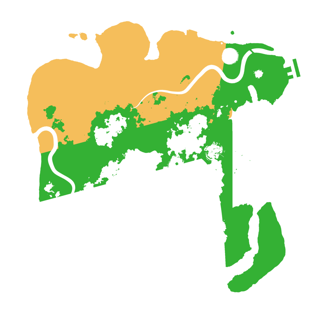 Biome Rust Map: Procedural Map, Size: 3391, Seed: 166913572