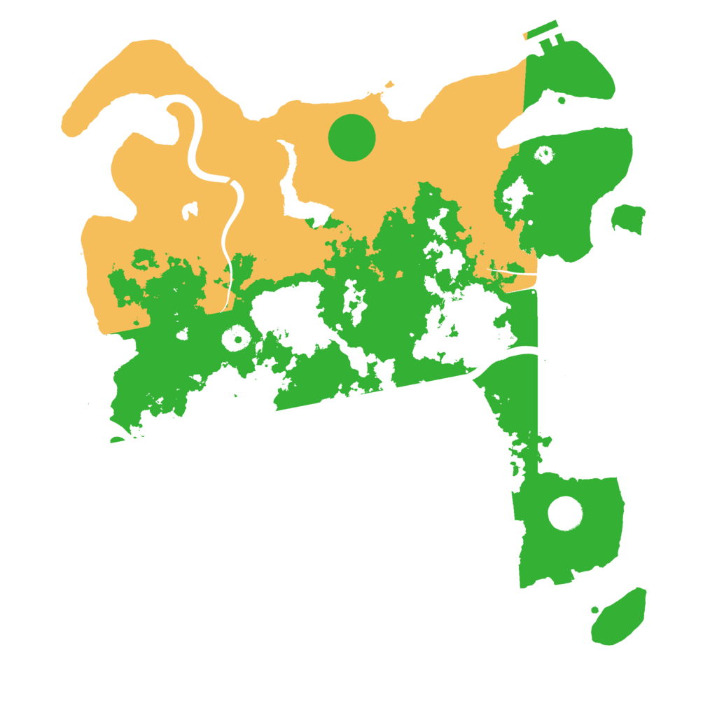 Biome Rust Map: Procedural Map, Size: 4000, Seed: 1835592534