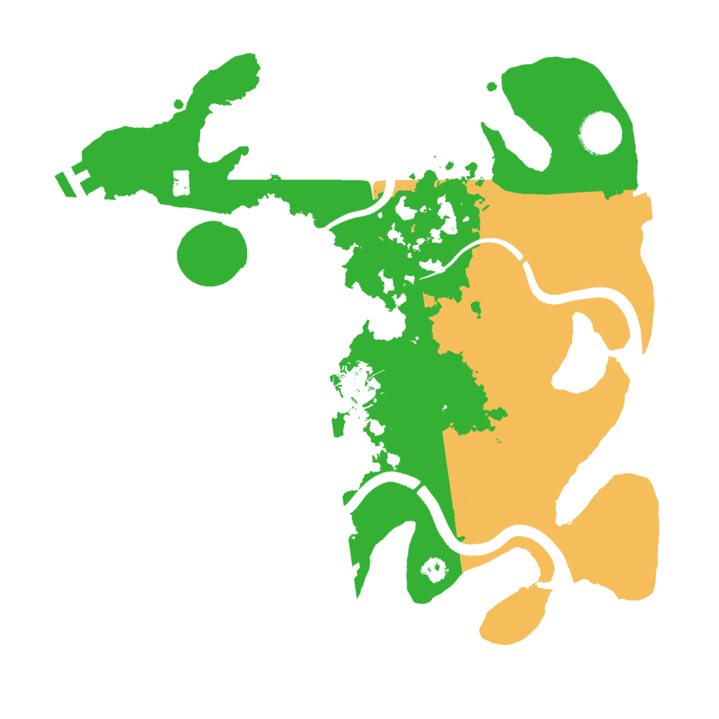 Biome Rust Map: Procedural Map, Size: 3000, Seed: 972486401
