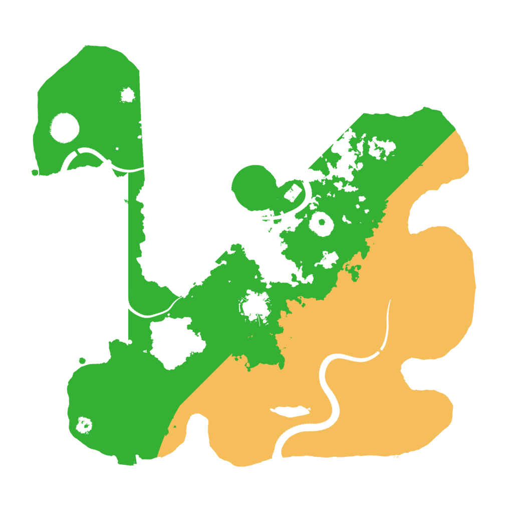 Biome Rust Map: Procedural Map, Size: 3200, Seed: 1992723065