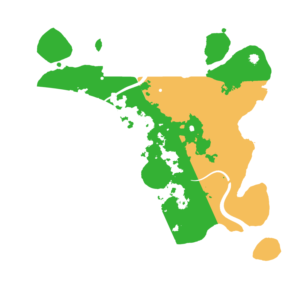 Biome Rust Map: Procedural Map, Size: 2800, Seed: 1270637998