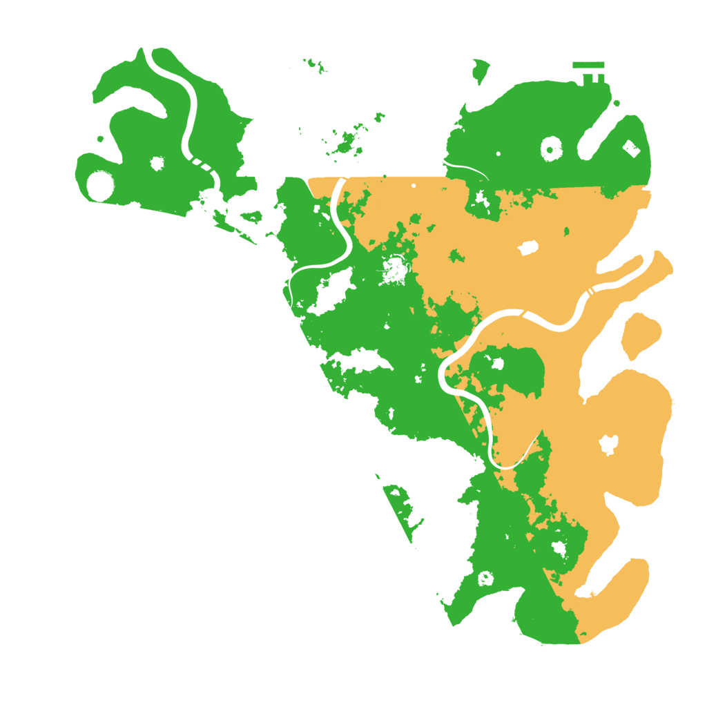 Biome Rust Map: Procedural Map, Size: 4500, Seed: 30072026