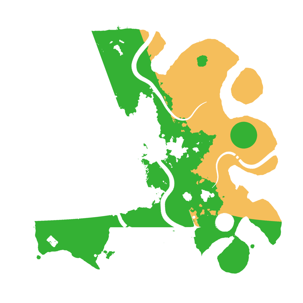 Biome Rust Map: Procedural Map, Size: 3000, Seed: 798010069