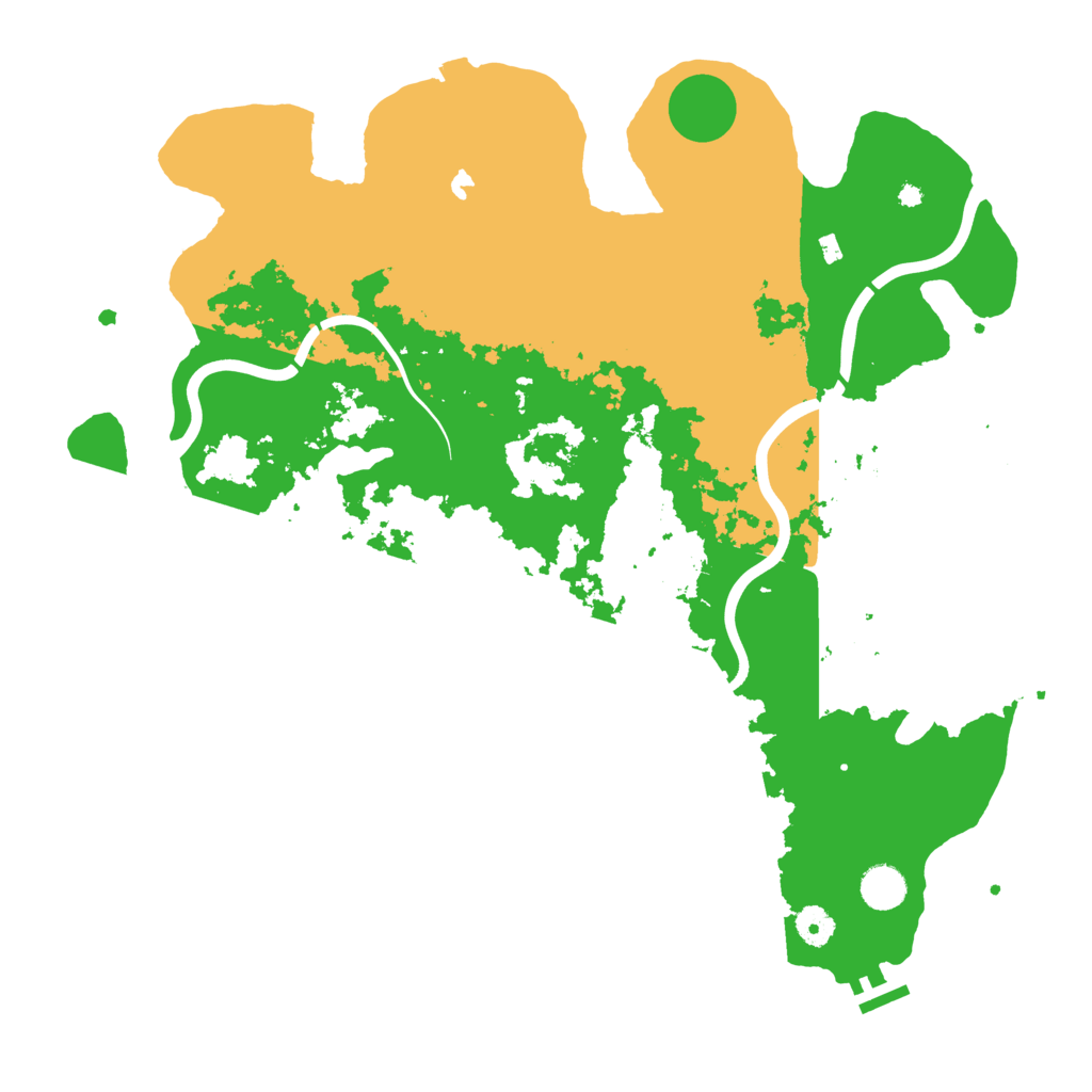 Biome Rust Map: Procedural Map, Size: 4250, Seed: 688258136