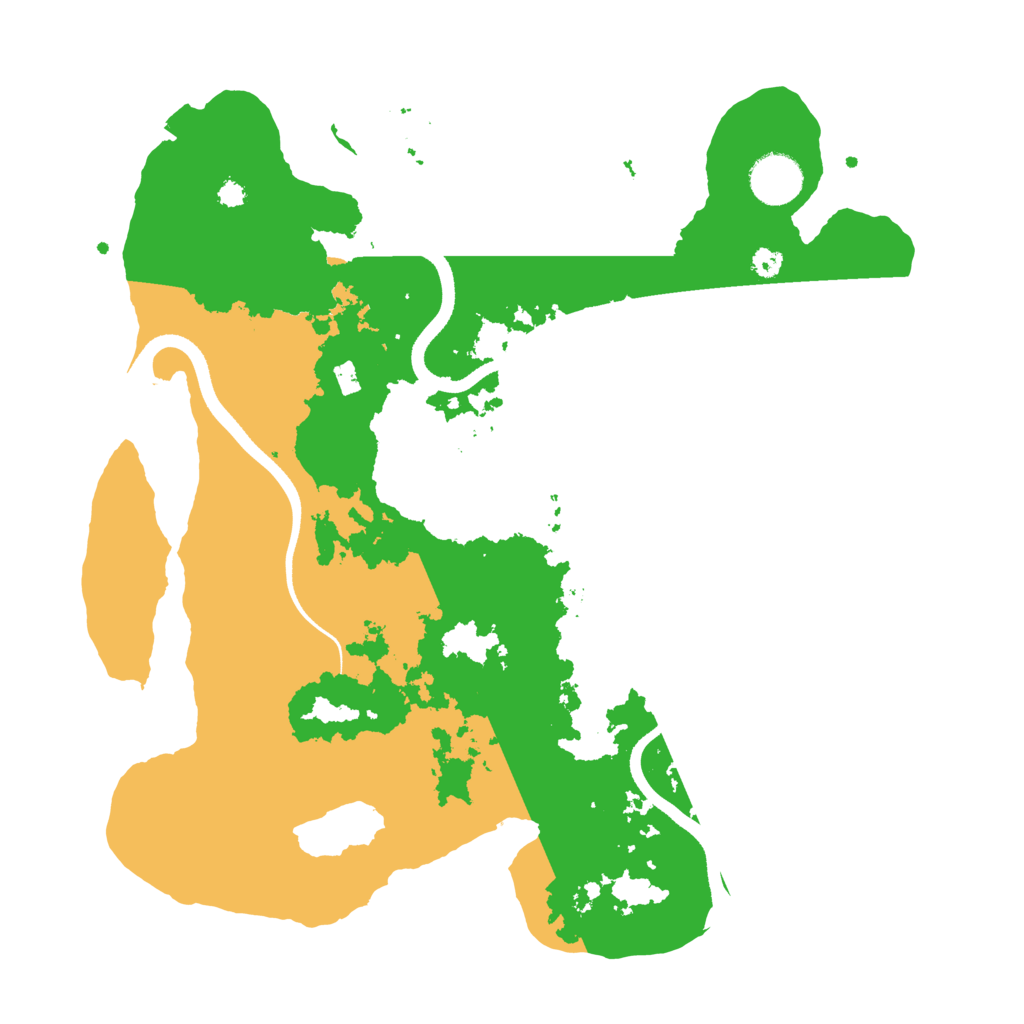 Biome Rust Map: Procedural Map, Size: 3500, Seed: 1823885799