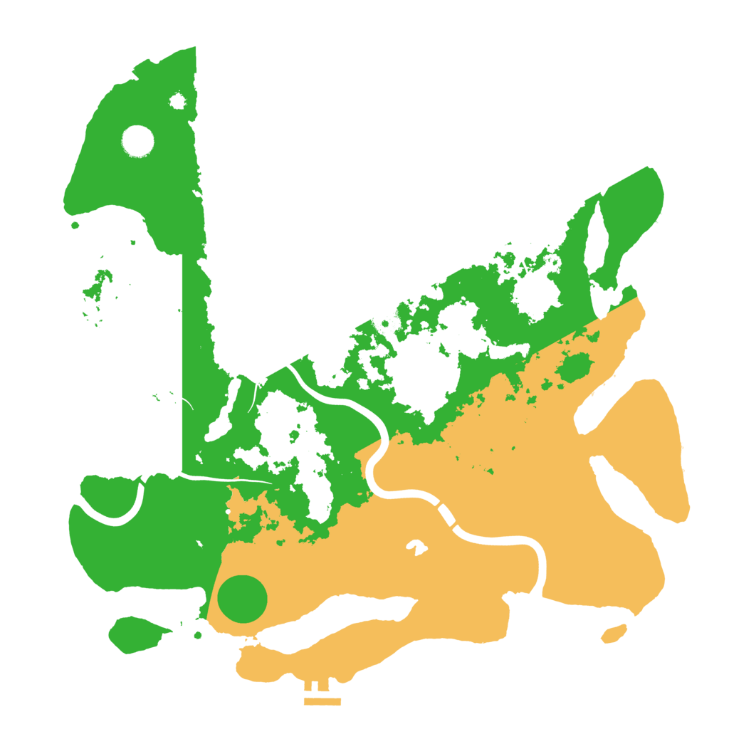Biome Rust Map: Procedural Map, Size: 4000, Seed: 2109978376