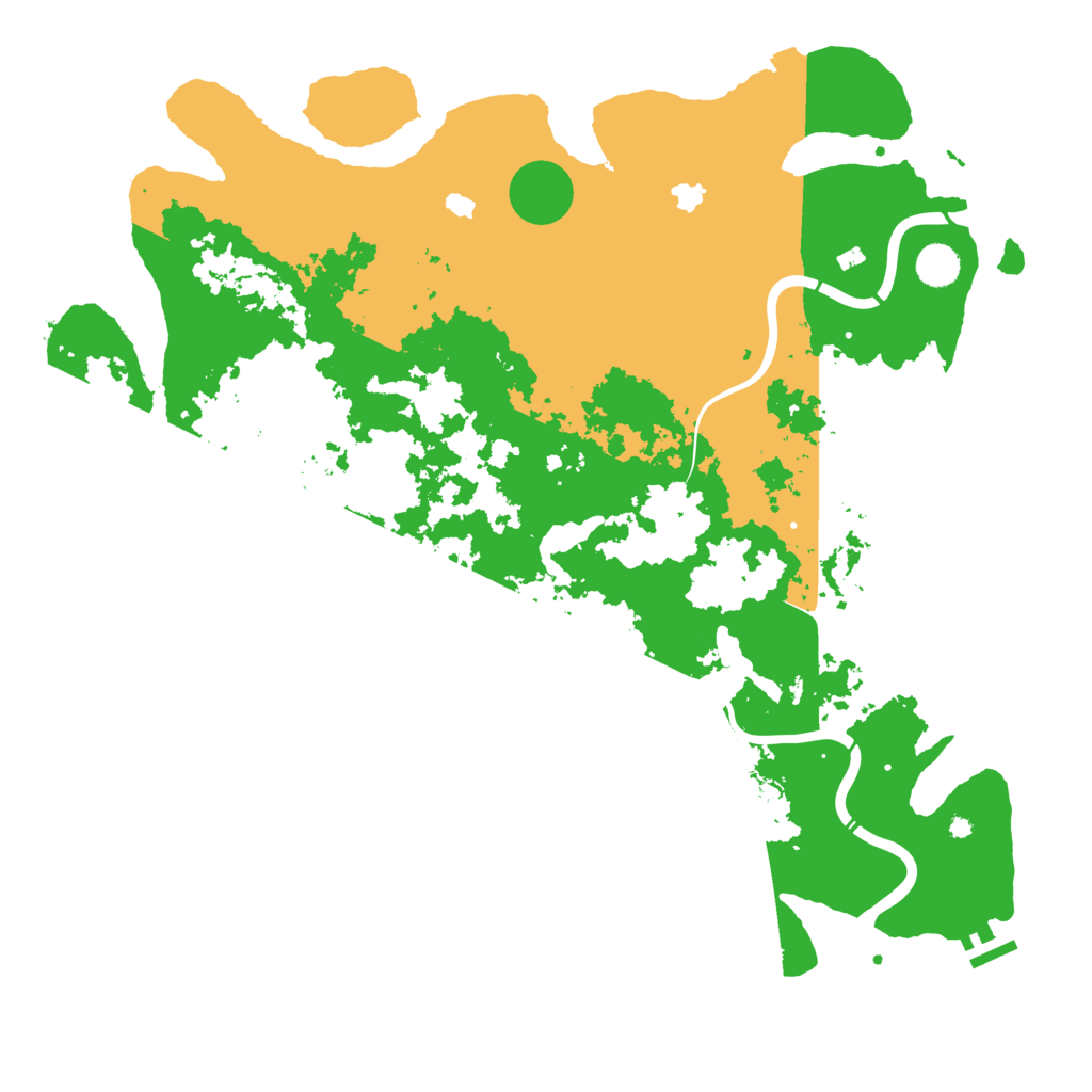 Biome Rust Map: Procedural Map, Size: 4500, Seed: 210094413