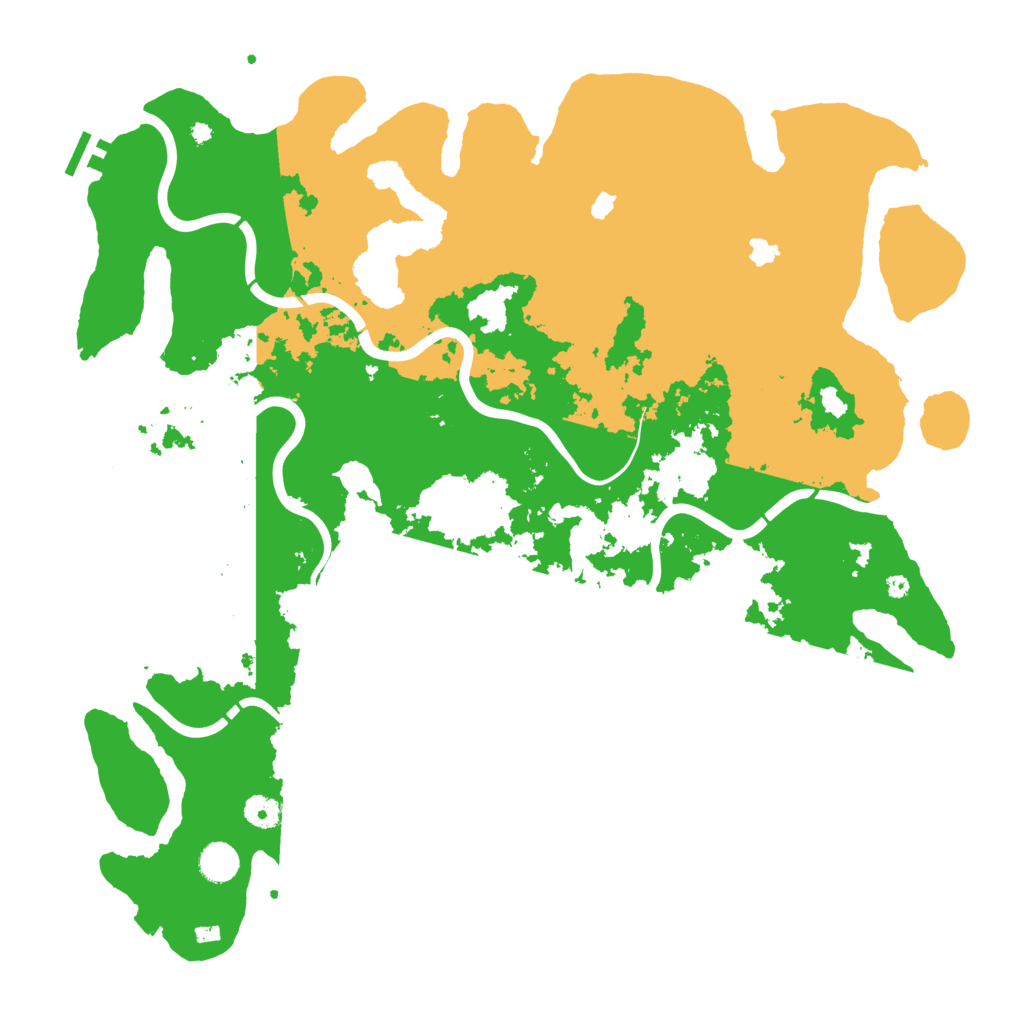 Biome Rust Map: Procedural Map, Size: 4500, Seed: 1592731347