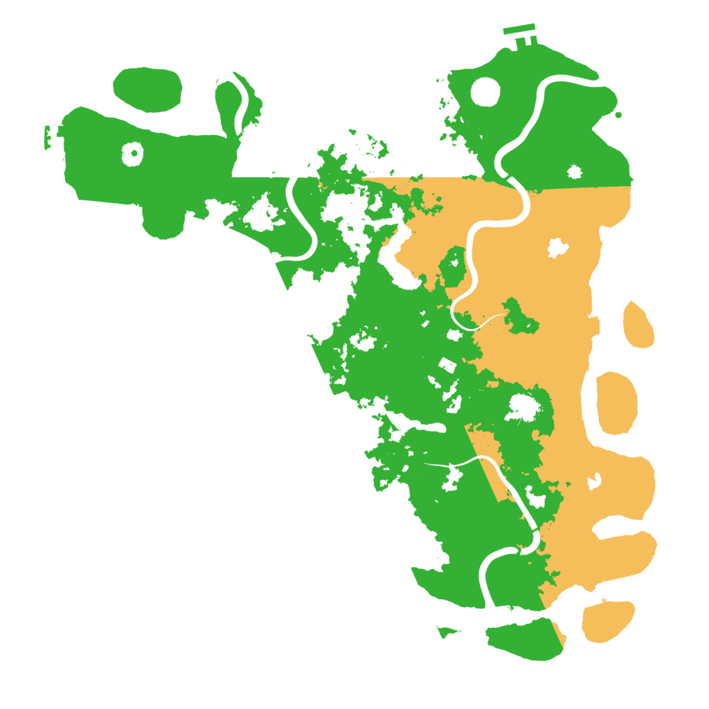 Biome Rust Map: Procedural Map, Size: 4500, Seed: 101023