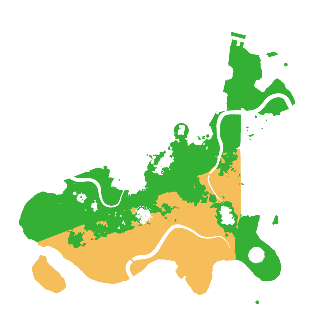 Biome Rust Map: Procedural Map, Size: 3500, Seed: 689876027