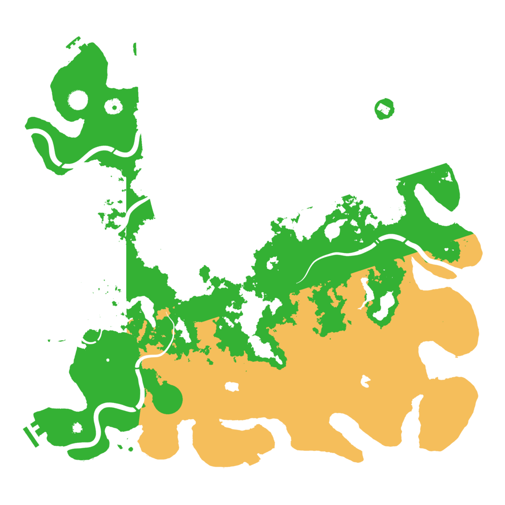 Biome Rust Map: Procedural Map, Size: 4500, Seed: 25356454