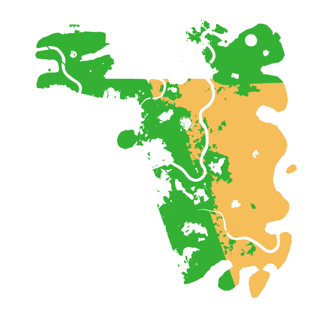 Biome Rust Map: Procedural Map, Size: 4600, Seed: 1571590784