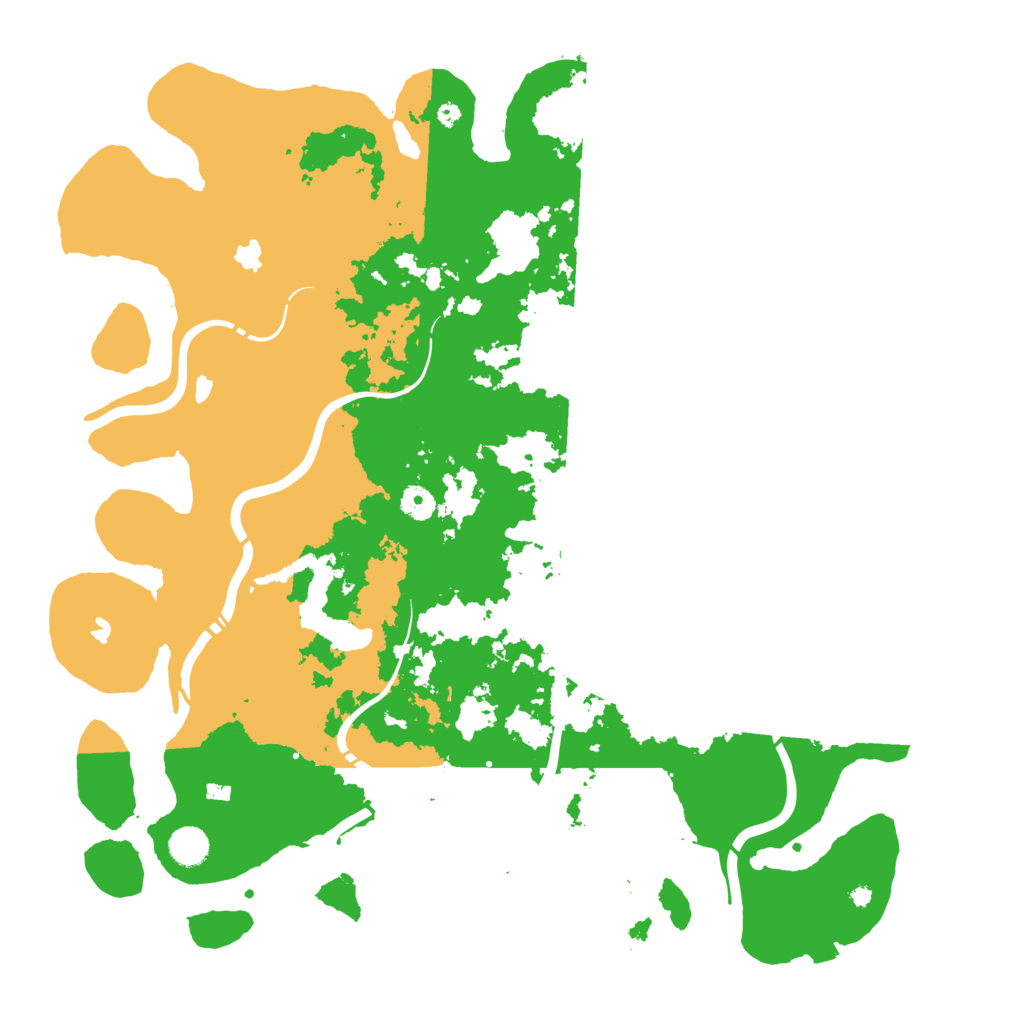 Biome Rust Map: Procedural Map, Size: 4500, Seed: 199921635