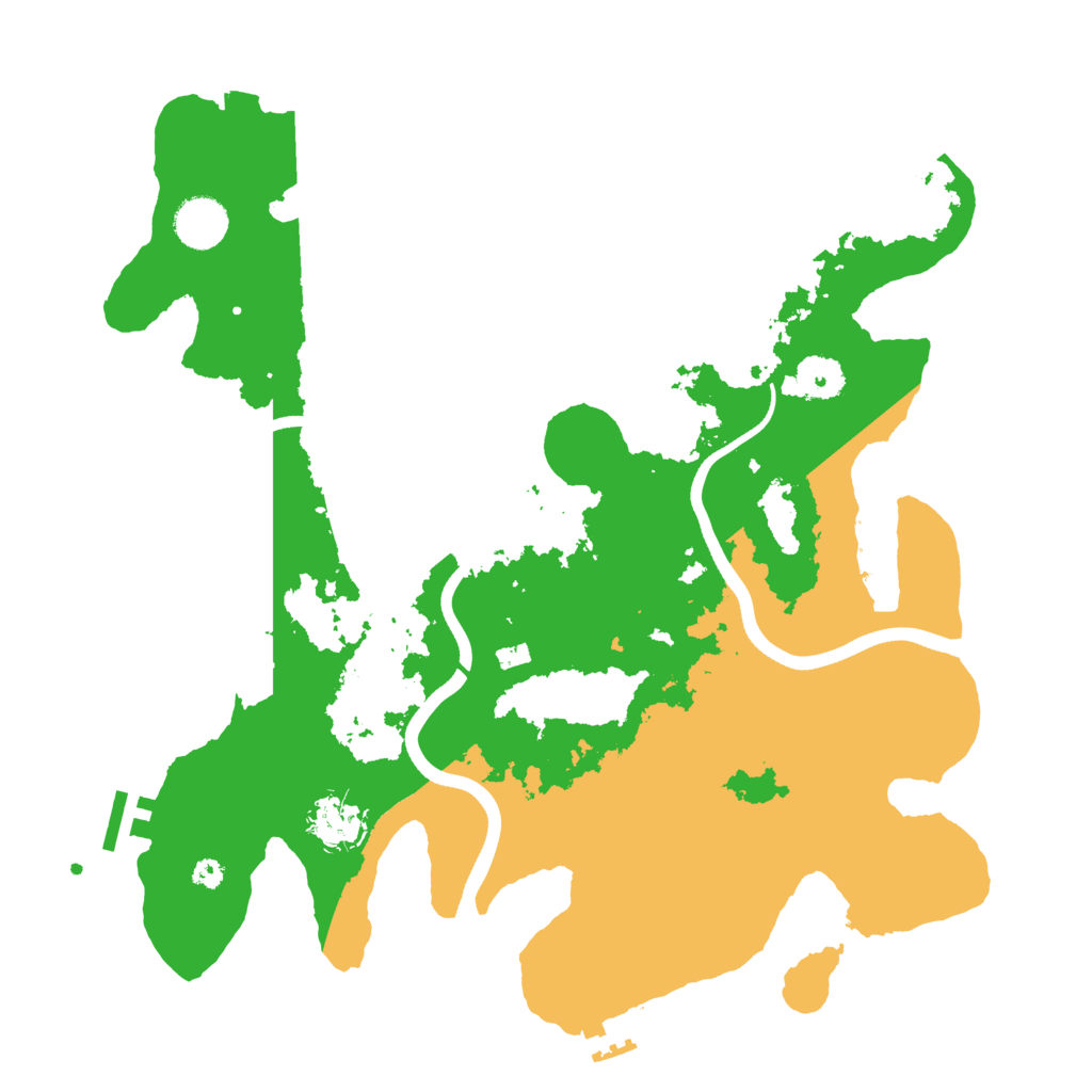 Biome Rust Map: Procedural Map, Size: 3650, Seed: 715565894