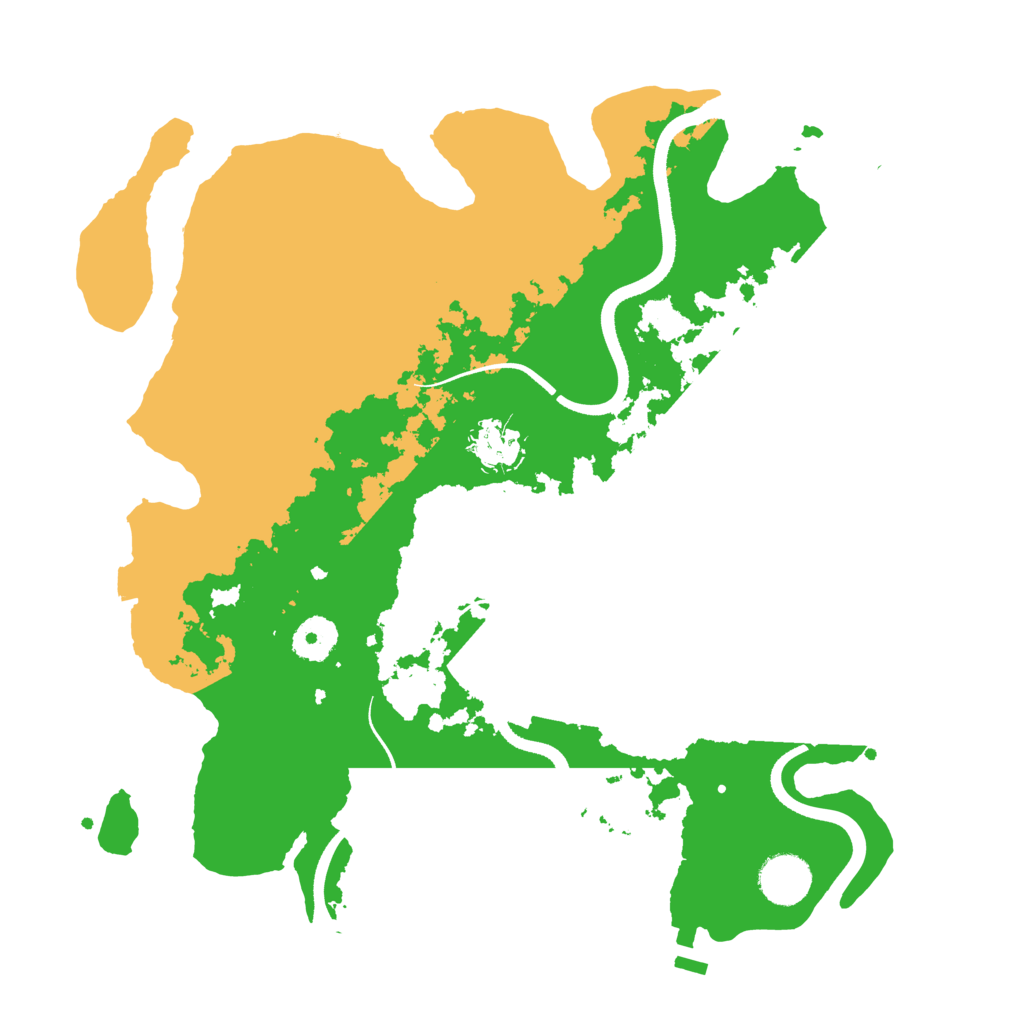 Biome Rust Map: Procedural Map, Size: 3500, Seed: 1713467673