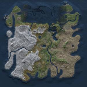 Thumbnail Rust Map: Procedural Map, Size: 4250, Seed: 664922374, 16 Monuments