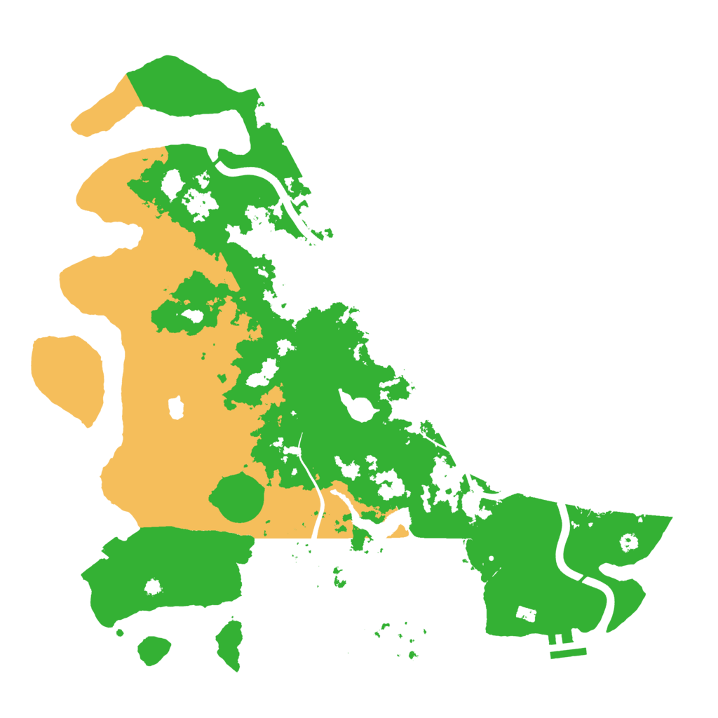 Biome Rust Map: Procedural Map, Size: 4000, Seed: 306797414