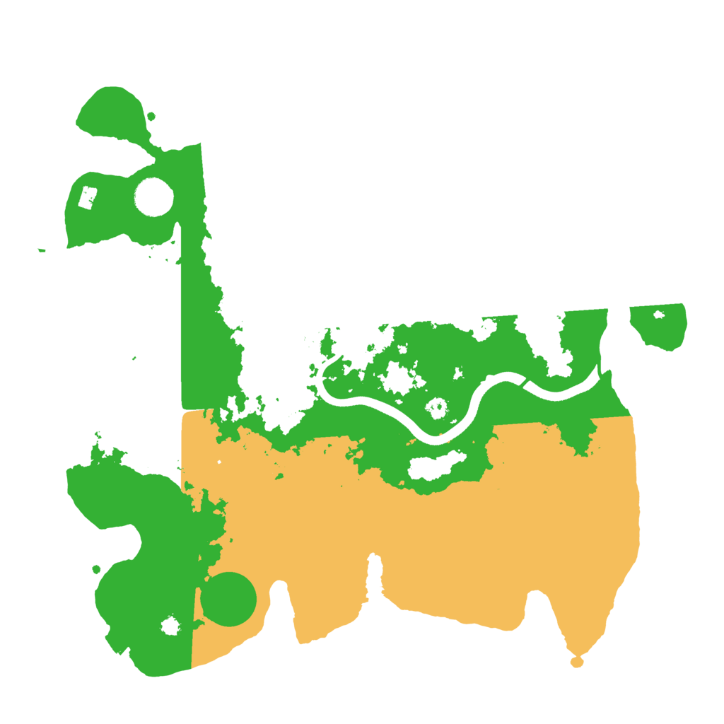 Biome Rust Map: Procedural Map, Size: 3500, Seed: 774219053