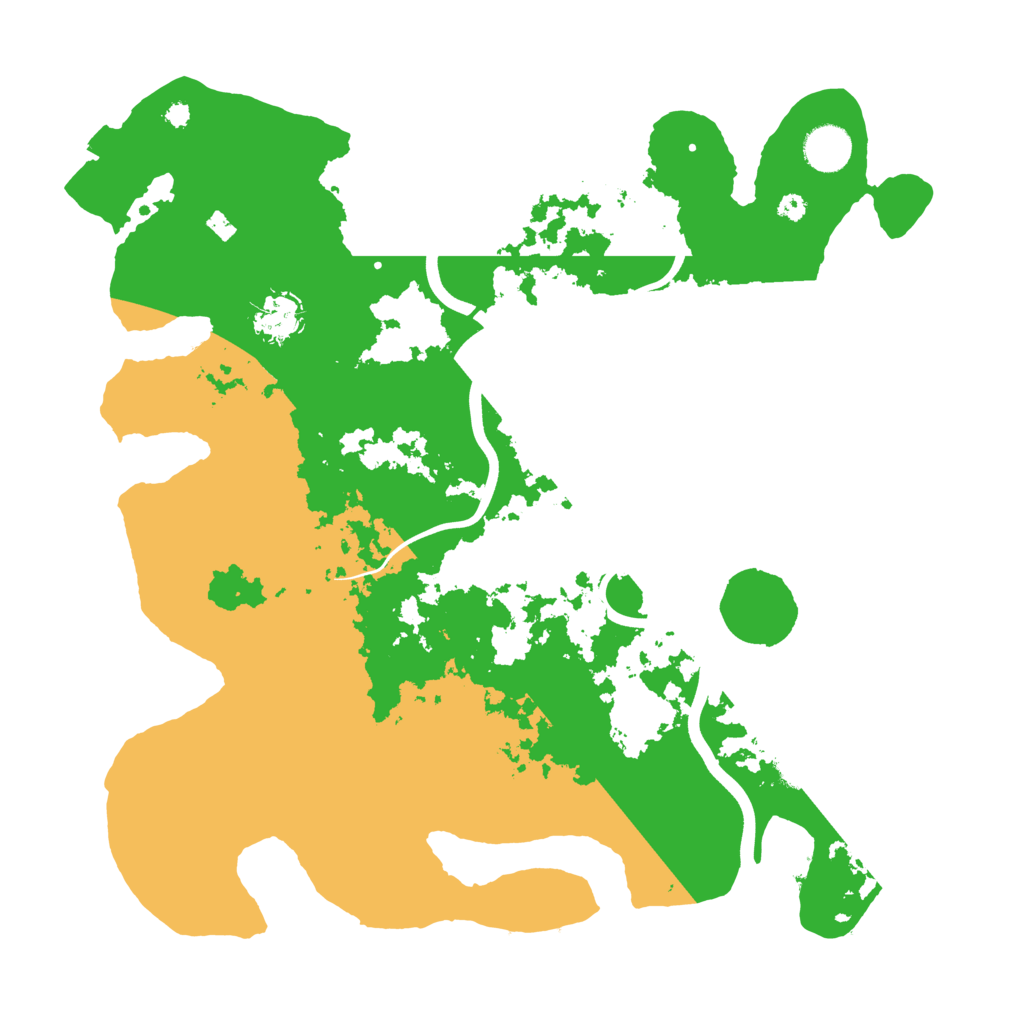Biome Rust Map: Procedural Map, Size: 3800, Seed: 30726