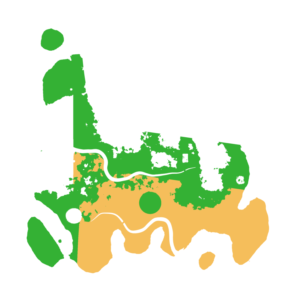 Biome Rust Map: Procedural Map, Size: 3500, Seed: 1323518929