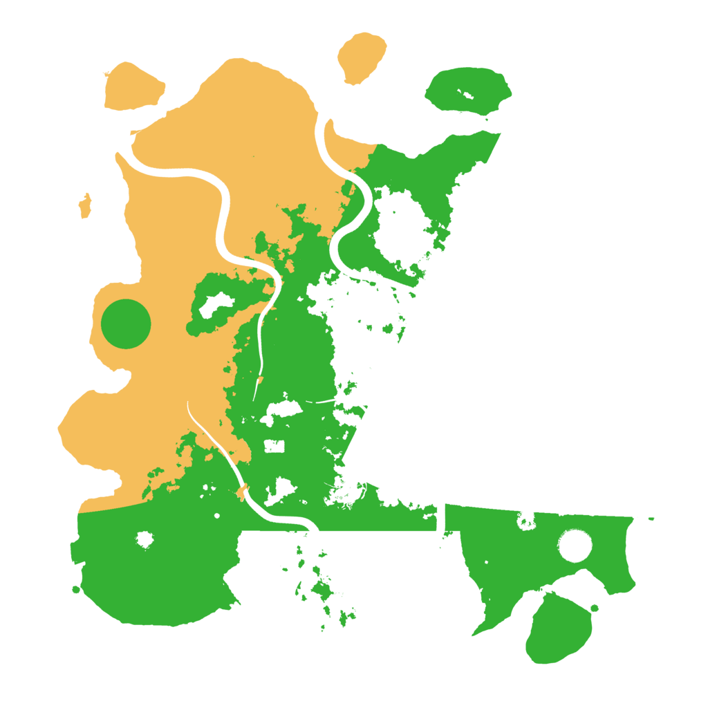 Biome Rust Map: Procedural Map, Size: 3750, Seed: 639602484
