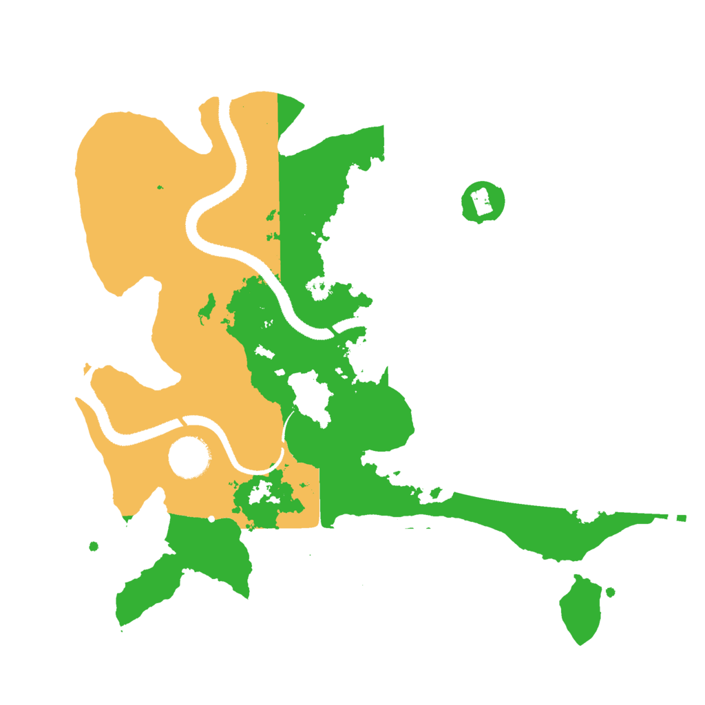 Biome Rust Map: Procedural Map, Size: 3000, Seed: 970654819