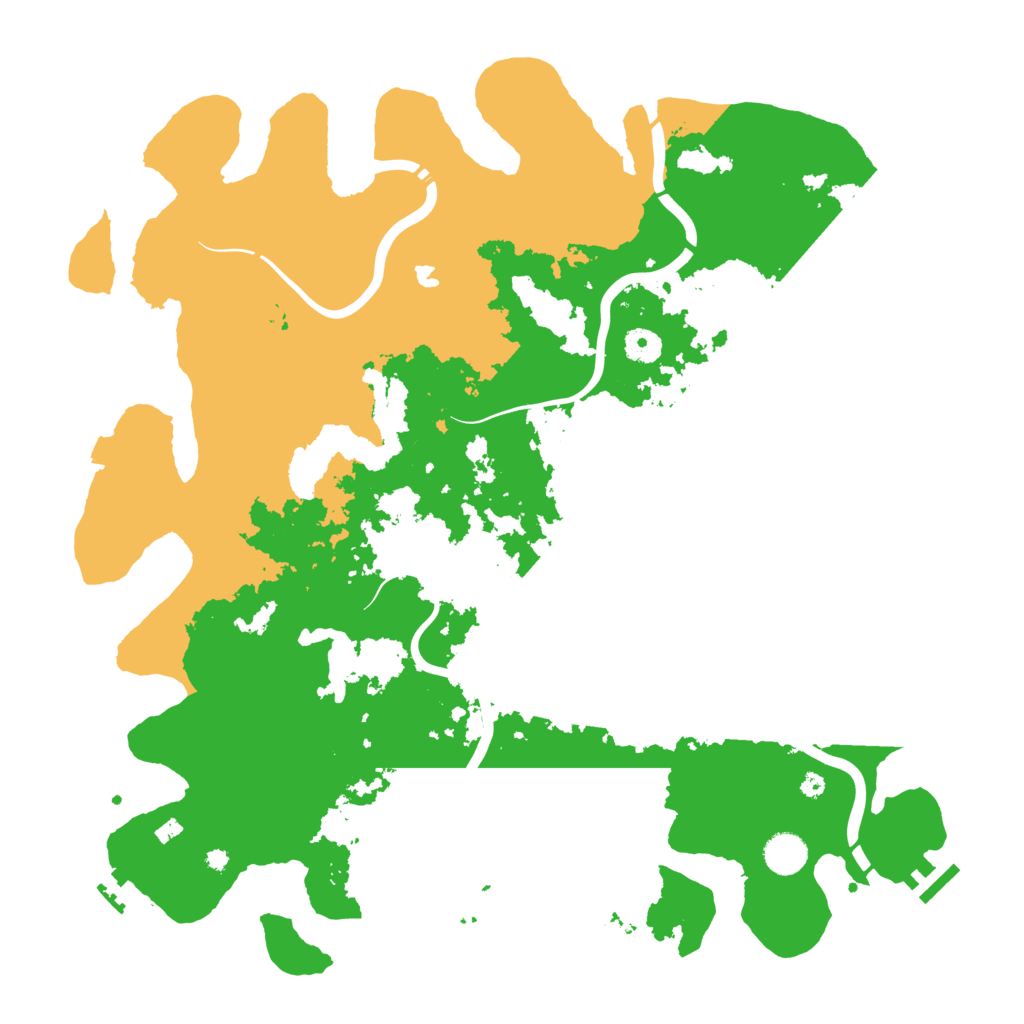 Biome Rust Map: Procedural Map, Size: 4250, Seed: 24904
