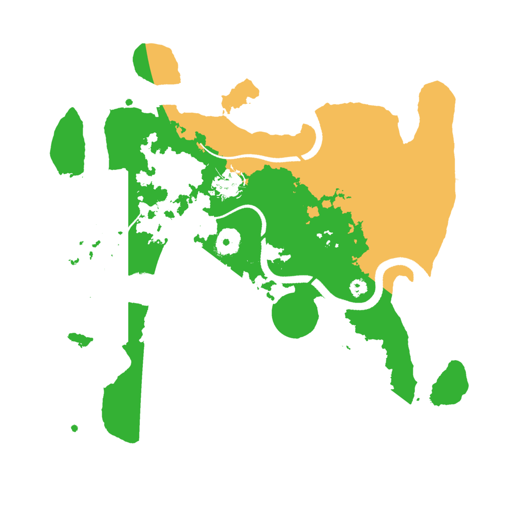 Biome Rust Map: Procedural Map, Size: 3000, Seed: 28072026