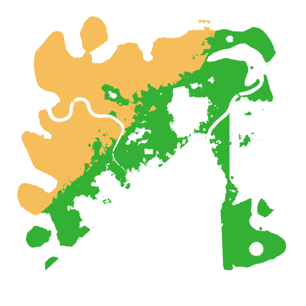 Biome Rust Map: Procedural Map, Size: 3850, Seed: 287175241