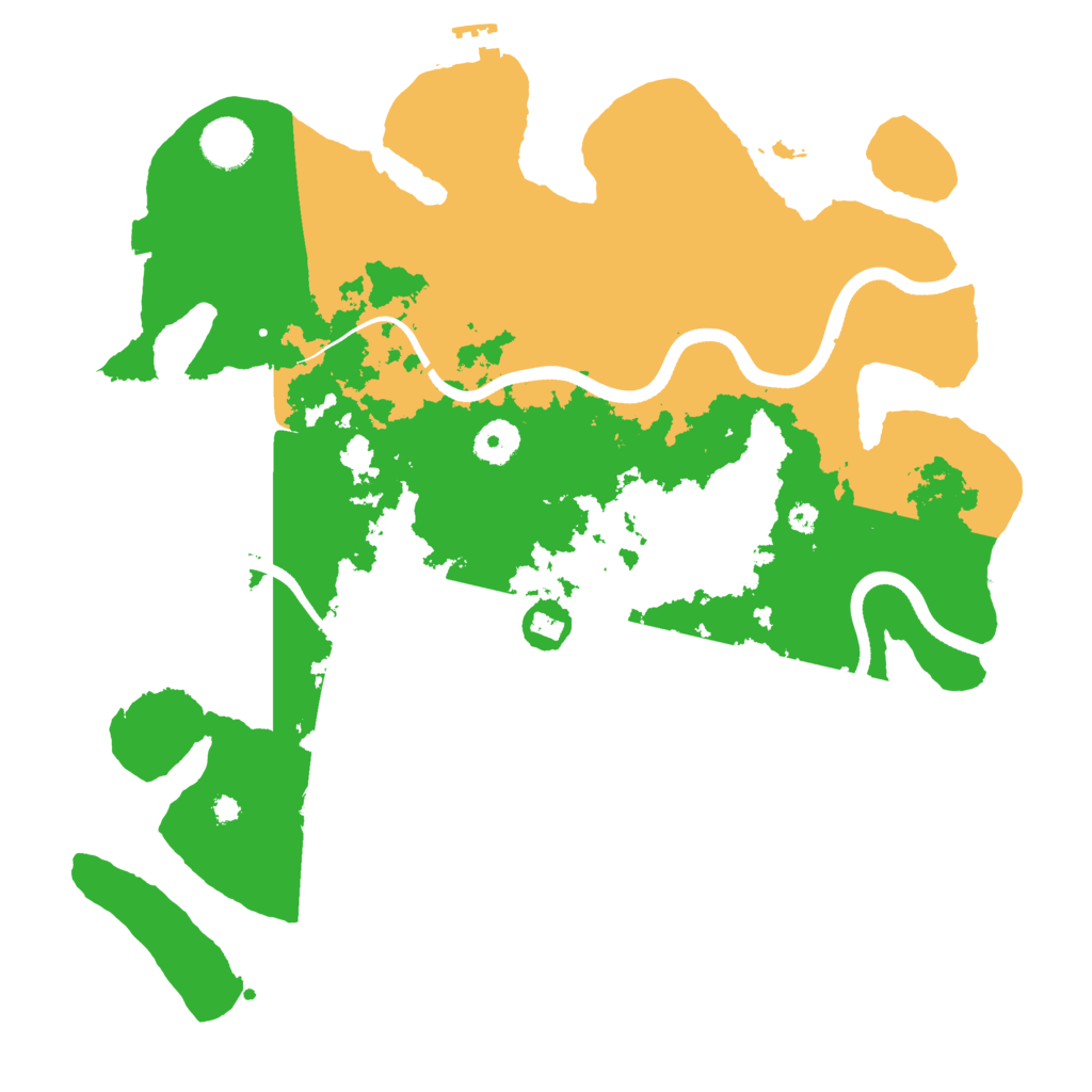 Biome Rust Map: Procedural Map, Size: 3700, Seed: 1142771870